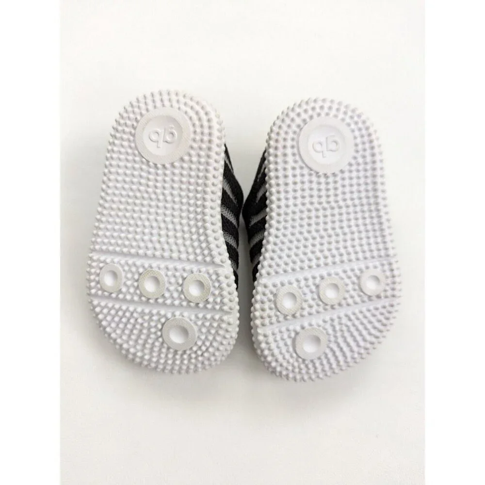 Good Baby Striped Knit Shoes Size 3.5 Non Slip